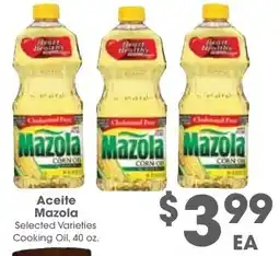 Arteagas Food Center Aceite Mazola offer