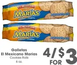 Arteagas Food Center Galletas El Mexicano Marias Cookies Rolls offer