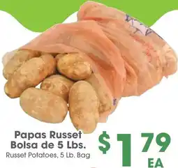Arteagas Food Center Russet Potatoes offer