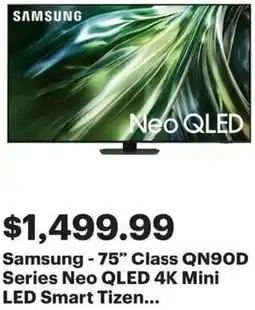 Best Buy Samsung-Class Neo QLED 4K Mini LED Smart Tizen offer