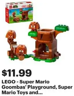 Best Buy LEGO - Super Mario Goombas Playground, Super Mario Toys and... offer