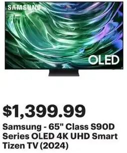 Best Buy Samsung-65" Class OLED 4K UHD Smart Tizen TV offer