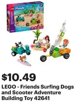 Best Buy LEGO - Friends Surfing Dogs and Scooter Adventure Building Toy offer