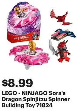 Best Buy LEGO NINJAGO Sora's Dragon Spinjitzu Spinner Building Toy offer