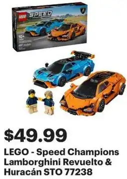 Best Buy LEGO - Speed Champions Lamborghini Revuelto & Huracán STO offer