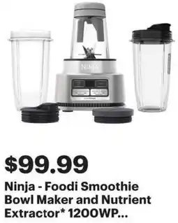 Best Buy Ninja - Foodi Smoothie Bowl Maker and Nutrient Extractor offer