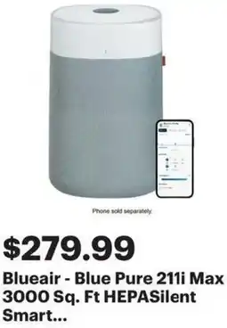 Best Buy Blueair - Blue Pure HEPASilent Smart offer