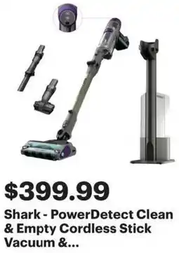Best Buy Shark PowerDetect Clean & Empty Cordless Stick Vacuum offer