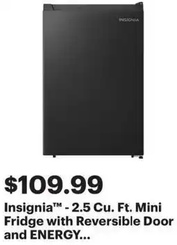 Best Buy Insignia Mini Fridge offer