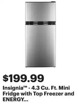 Best Buy Insignia Mini Fridge offer