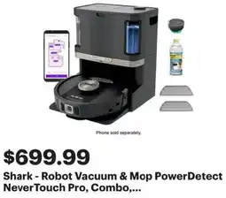Best Buy Shark - robot vacuum & mop powerdetect nevertouch pro offer