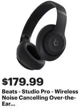 Best Buy Beats - Studio Pro - Wireless Noise Cancelling Over-the- Ear offer