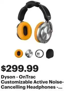 Best Buy Dyson - OnTrac Customizable Active Noise- Cancelling Headphones offer