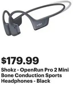 Best Buy Shokz - OpenRun Pro 2 Mini Bone Conduction Sports Headphones offer