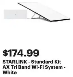 Best Buy STARLINK - Standard Kit AX Tri Band Wi-Fi System offer