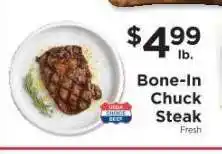 ShopRite Bone-In Chuck Steak offer