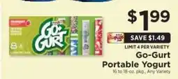 ShopRite GO-GURT Portable Yogurt offer