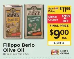 ShopRite Filippo Berio Olive Oil offer