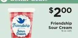 ShopRite Friendship Sour Cream offer