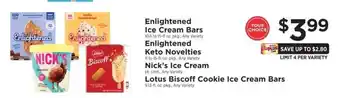 ShopRite Enlightened Ice Cream Bars offer