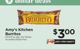 ShopRite Amy’s Kitchen Burritos offer