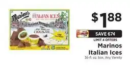 ShopRite Marinos Italian Ices offer