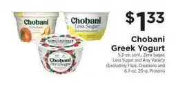 ShopRite Chobani Greek Yogurt offer