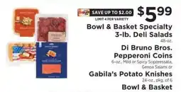 ShopRite Bowl & Basket Specialty 3-lb. Deli Salads offer
