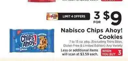 ShopRite Nabisco Chips Ahoy! Cookies offer