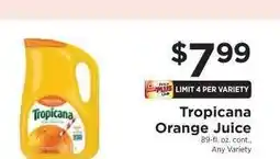 ShopRite Tropicana Orange Juice offer