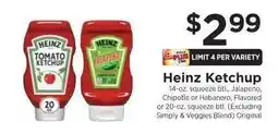 ShopRite Heinz Ketchup offer