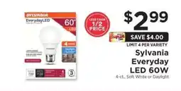 ShopRite Sylvania Everyday LED 60W offer