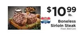 ShopRite Boneless Sirloin Steak offer