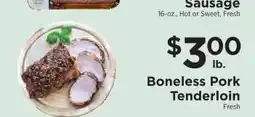 ShopRite Boneless Pork Tenderloin offer