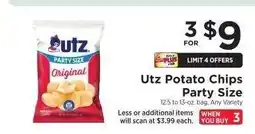 ShopRite Utz Potato Chips Party Size offer