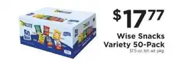 ShopRite Wise Snacks Variety 50-Pack offer