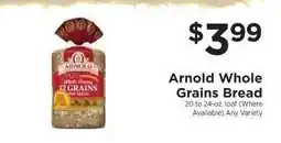 ShopRite Arnold Whole Grains Bread offer