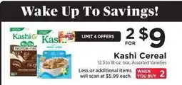 ShopRite Kashi Cereal offer