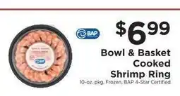 ShopRite Bowl & Basket Cooked Shrimp Ring offer