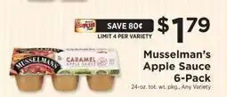ShopRite Musselman's Apple Sauce 6-Pack offer