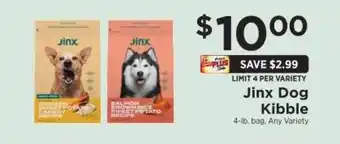 ShopRite Jinx Dog Kibble offer