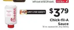 ShopRite Chick-Fil-A Sauce offer