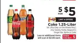 ShopRite Coke 1.25-Liter offer