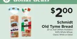 ShopRite Schmidt Old Tyme Bread offer