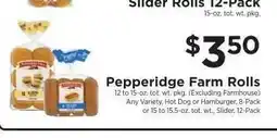 ShopRite Pepperidge Farm Rolls offer