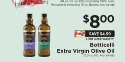 ShopRite Botticelli Extra Virgin Olive Oil offer