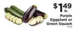 ShopRite Purple Eggplant or Green Squash offer