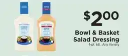 ShopRite Bowl & Basket Salad Dressing offer
