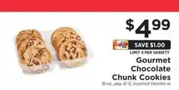 ShopRite Gourmet Chocolate Chunk Cookies offer