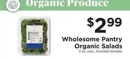 ShopRite Wholesome Pantry Organic Salads offer